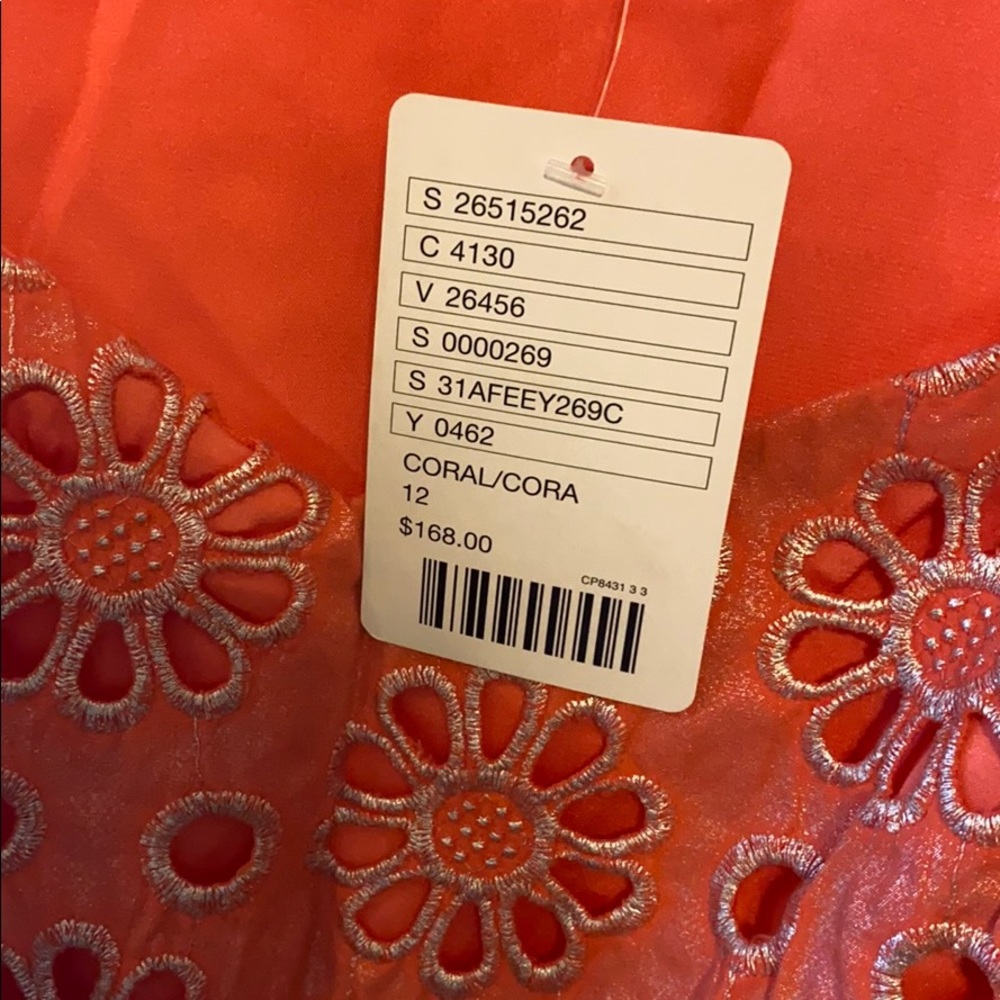 Anthropologie Maeve coral color sleeveless dress - Picture 4 of 6